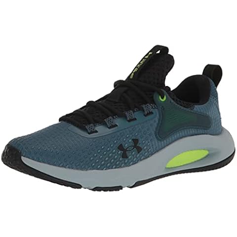 Under Armour Mens Charged Assert 9 Running Shoe, Black/White, 10.5